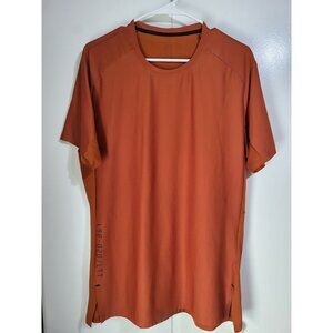 Lululemon L98-020/LTT Men's Burnt Orange Athletic Performance Shirt Lg?